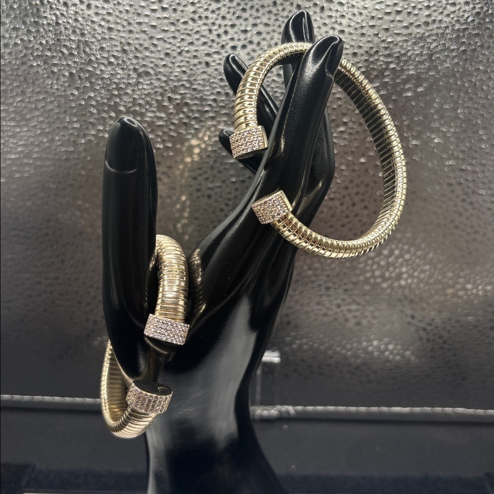 Elegant Gold and Silver Women's Bangle 69 each